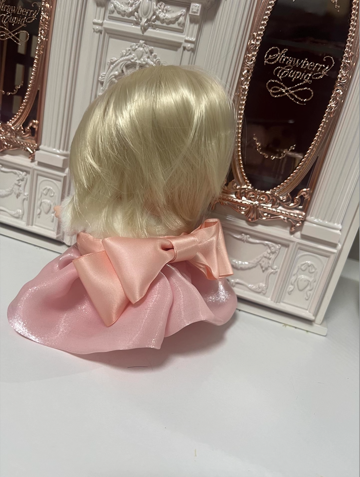 Labubu Doll Wig|Blonde Gold - Cute Mini Doll Accessory for Collectors Fits Fits Gen 1/2/3|6.7''/17cm