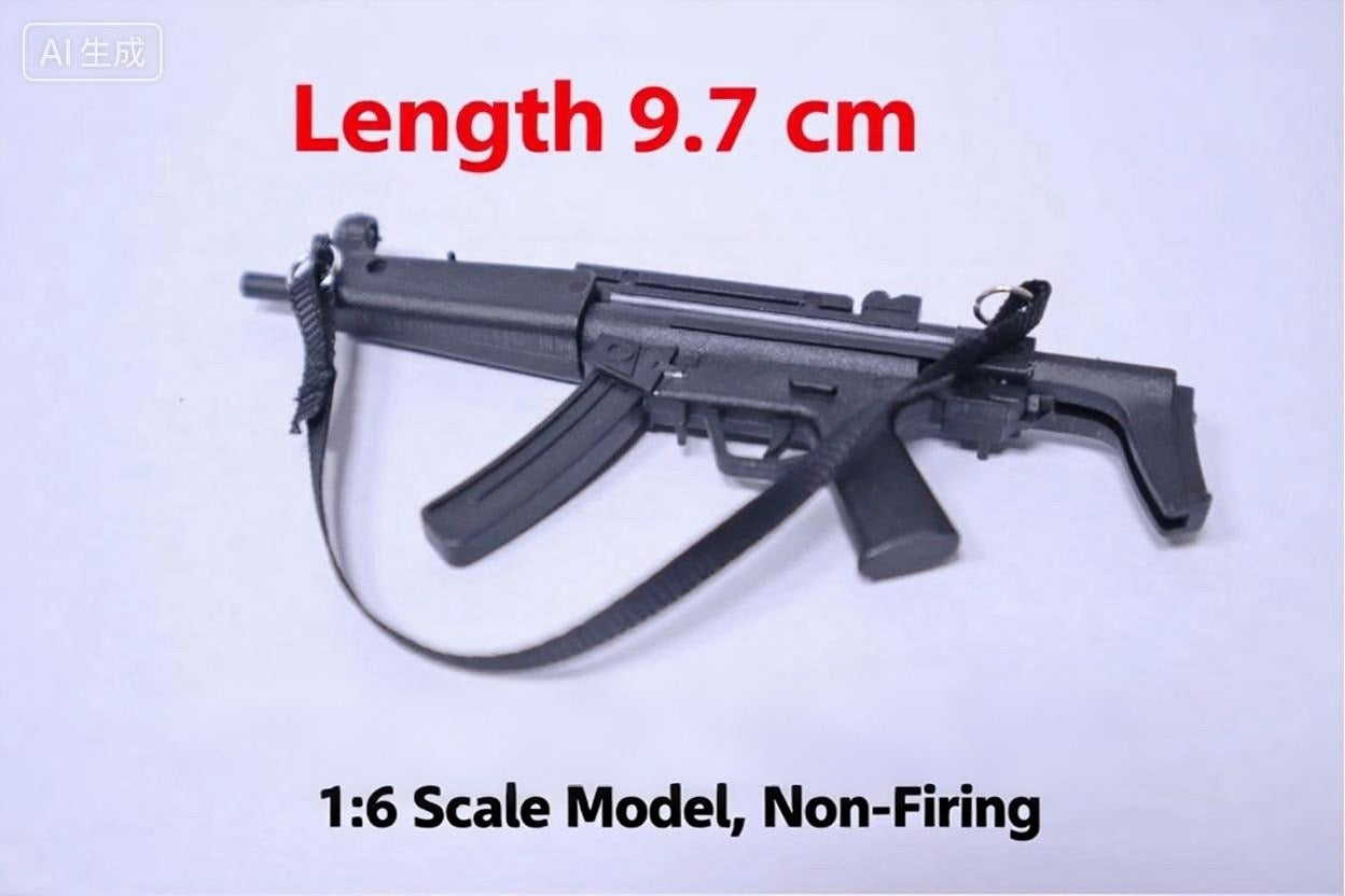 Labubu Doll Gun Model Accessory MP5 1:6 Scale | Cute Cool Toy Gun Accessory | Fits Gen 1/2/3 | 15-17cm Dolls