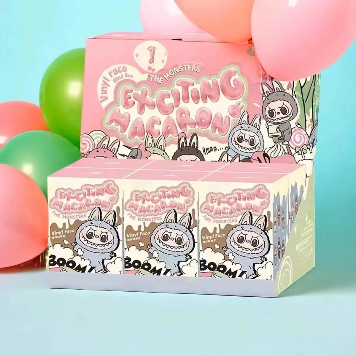Labubu Authentic THE MONSTERS - Exciting Macaron Vinyl Face Blind Box