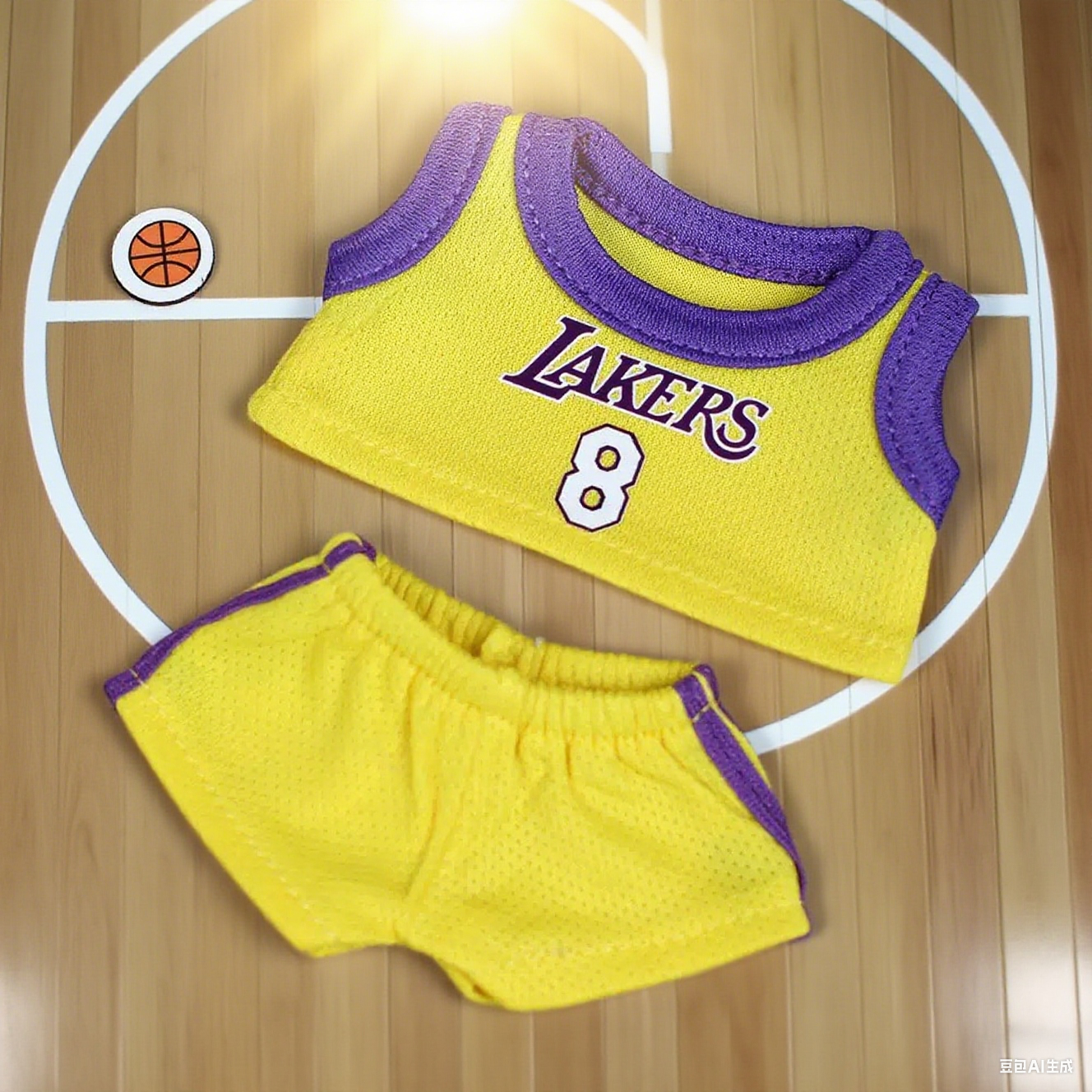 Limited Labubu Oufit Inspired by LA Basketball – Sportswear | Handmade Doll Clothesf or Gen 1/2/3 - 6.7''/17cm